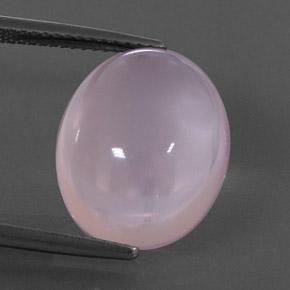 Quartz rose rose naturelle transparent, 12,57 ct, transparent / translucide