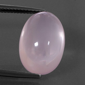 Quartz rose rose naturelle transparent, 12,85 ct, transparent / translucide