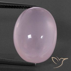 17.12ct Naturel Rose clair Quartz Rose, ovale, Transparent / Translucide