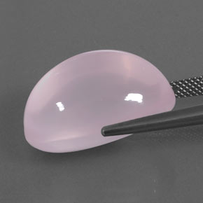 Quartz Rose Rose bubblegum naturelle Transparent, 25.03 ct, Transparent / Translucide