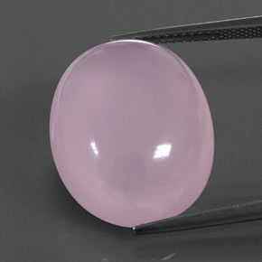 Quartz rose rose naturelle transparent, 20,05 ct, transparent / translucide
