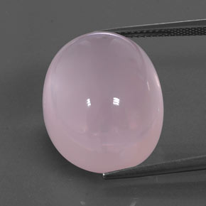 Quartz rose rose naturelle transparent, 29,89 ct, transparent / translucide