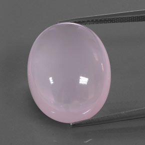 Quartz rose rose naturelle transparent, 25,93 ct, transparent / translucide