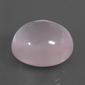 Quartz rose rose naturelle transparent, 24,38 ct, transparent / translucide