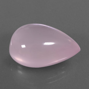 Quartz rose rose naturelle transparent, 23,16 ct, transparent / translucide