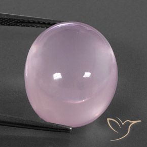 23.45ct Naturel Rose cerise léger Quartz Rose, ovale, Transparent / Translucide
