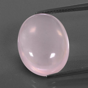 Quartz rose rose naturelle transparent, 13,95 ct, transparent / translucide