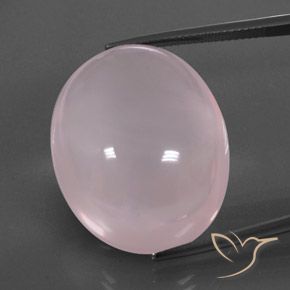 47.13ct Naturel Rose clair Quartz Rose, ovale, Transparent / Translucide