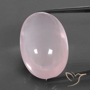 51.74ct Naturel Rose bubblegum Quartz Rose, ovale, Transparent / Translucide