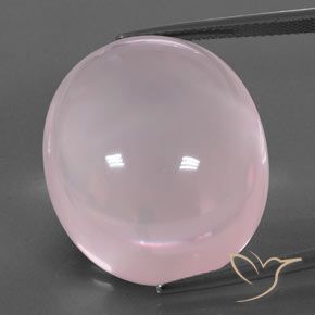 54.13ct Naturel Rose clair Quartz Rose, ovale, Transparent / Translucide
