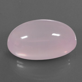 Quartz rose rose naturelle transparent, 45,32 ct, transparent / translucide