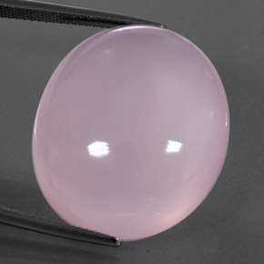 Quartz rose rose naturelle transparent, 44,72 ct, transparent / translucide