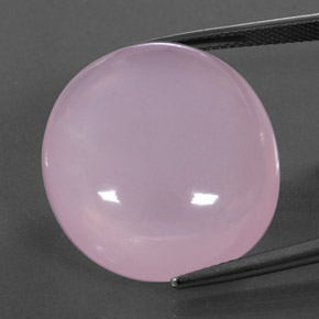Quartz rose rose naturelle transparent, 37,53 ct, transparent / translucide