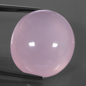 Quartz rose rose naturelle transparent, 45,20 ct, transparent / translucide