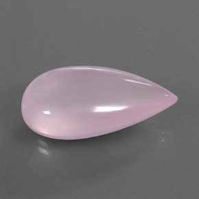 Quartz rose rose naturelle transparent, 30,86 ct, transparent / translucide