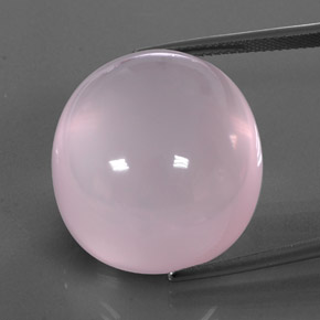 Quartz rose rose naturelle transparent, 53,42 ct, transparent / translucide