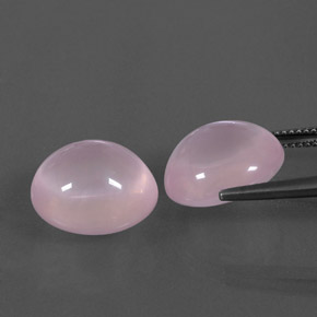 Achetez naturel 21,50ct rose quartz rose gems, transparent, en provenance afrique du sud chez gemselect. en stock, livraison internationale!