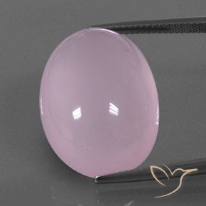 28.95ct Naturel Rose bubblegum Quartz Rose, ovale, Transparent / Translucide