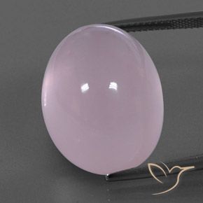 37.09ct Naturel Rose bubblegum Quartz Rose, ovale, Transparent / Translucide