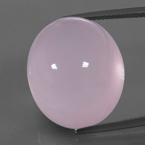 Quartz rose rose naturelle transparent, 47,99 ct, transparent / translucide