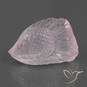 Quartz Rose Rose léger naturelle Transparent, 21.66 ct, Transparent / Translucide
