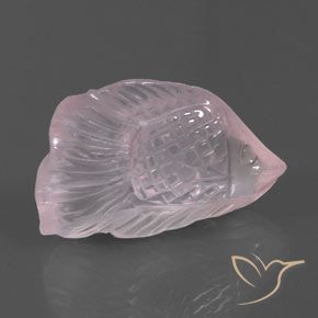 Quartz Rose Rose léger naturelle Transparent, 21.66 ct, Transparent / Translucide