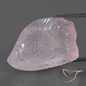 32.32ct Naturel Rose clair Quartz Rose, Fantaisie, Transparent / Translucide