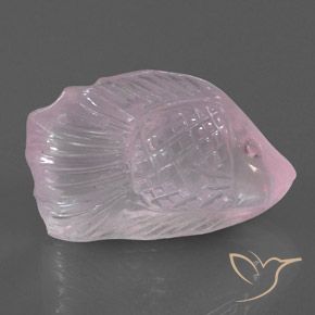Quartz rose Rose clair naturelle Fantaisie, 32.32 ct, Transparent / Translucide