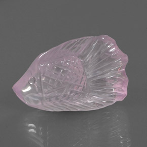 Quartz rose rose naturelle transparent, 30,01 ct, transparent / translucide