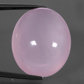 Quartz rose rose naturelle transparent, 39,07 ct, transparent / translucide