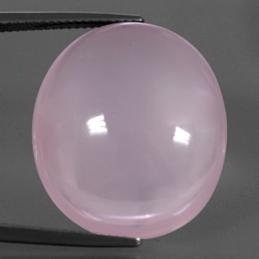 Quartz rose rose naturelle transparent, 33,28 ct, transparent / translucide