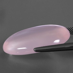 Quartz Rose Rose cerise léger naturelle Transparent, 31.88 ct, Transparent / Translucide