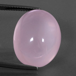 Quartz rose rose naturelle transparent, 22,77 ct, transparent / translucide
