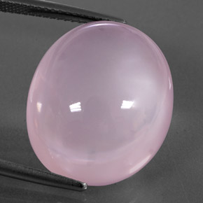 Quartz Rose Rose clair naturelle Transparent, 24.67 ct, Transparent / Translucide