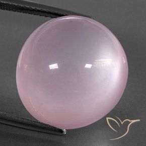 24.80ct Naturel Rose clair Quartz Rose, ovale, Transparent / Translucide