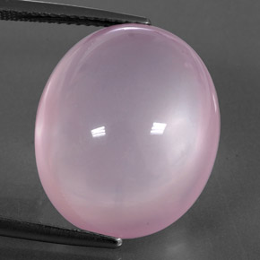 Quartz rose rose naturelle transparent, 26,20 ct, transparent / translucide