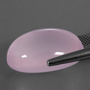 Quartz Rose Rose bubblegum naturelle Transparent, 26.23 ct, Transparent / Translucide