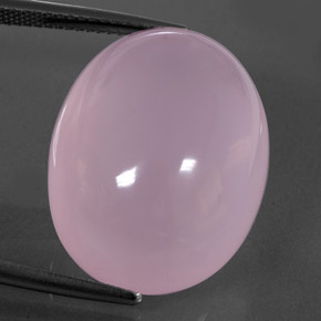 Quartz rose rose naturelle transparent, 29,54 ct, transparent / translucide