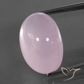 29.37ct Naturel Rose cerise léger Quartz Rose, ovale, Transparent / Translucide