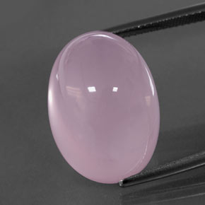 Quartz Rose Rose bubblegum naturelle Transparent, 28.81 ct, Transparent / Translucide