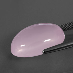 Quartz Rose Rose clair naturelle Transparent, 24.96 ct, Transparent / Translucide