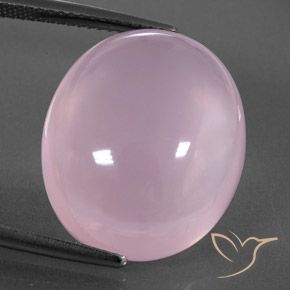21.48ct Naturel Rose clair Quartz Rose, ovale, Transparent / Translucide