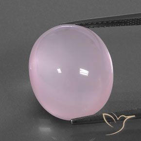 16.45ct Naturel Rose bubblegum Quartz Rose, ovale, Transparent / Translucide