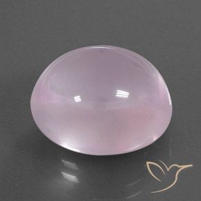 Quartz rose Rose clair naturelle ovale, 16.85 ct, Transparent / Translucide
