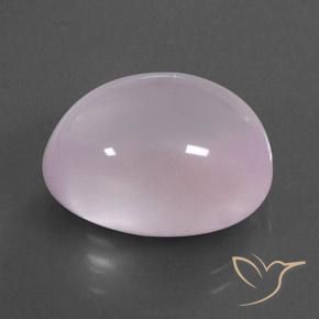 Quartz rose Rose clair naturelle ovale, 15.27 ct, Transparent / Translucide