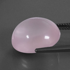 Quartz Rose Rose clair naturelle Transparent, 16.30 ct, Transparent / Translucide