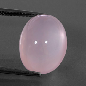 Quartz rose rose naturelle transparent, 14,61 ct, transparent / translucide