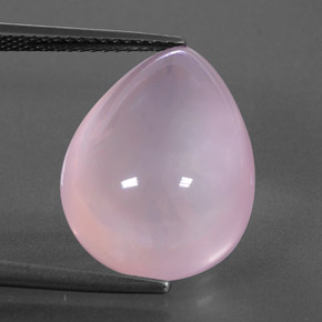 Quartz rose rose naturelle transparent, 14,27 ct, transparent / translucide