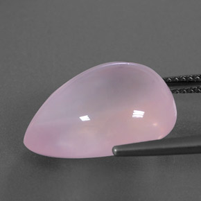 Quartz rose rose naturelle transparent, 14,27 ct, transparent / translucide