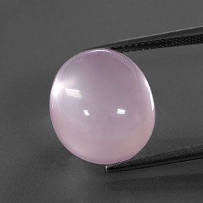 Quartz rose rose naturelle transparent, 14,24 ct, transparent / translucide